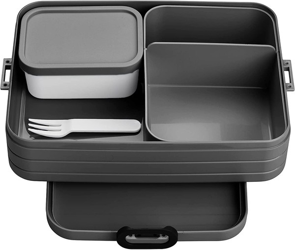 Mepal Lunchbox Take A Break Large 1500Ml Brotdose Mit FäChern Nordic Black-image
