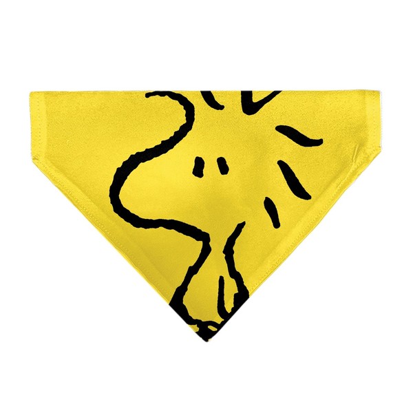 Peanuts Pet Bandana Peanuts Woodstock Pose Close Up Yellow Slip On C (Us Import)-image