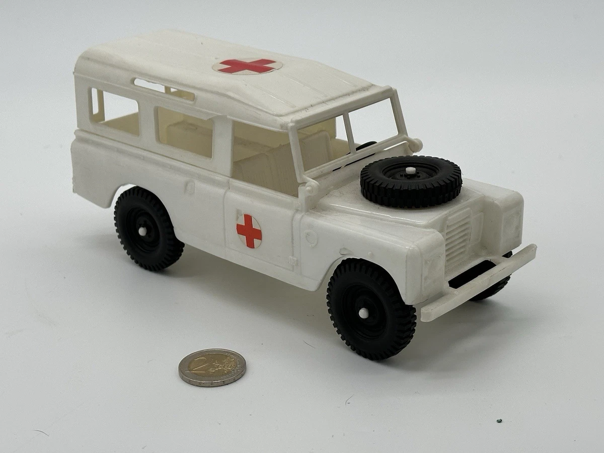 Jouet Ancien Polistil – Land Rover Military Ambulance S49, échelle 1/25, Vert, Occasion