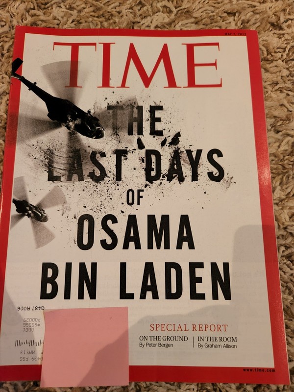 Time Magazine  - The Last Days of Osama Bin Laden - May 7, 2012