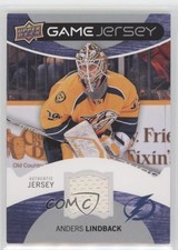 2012-13 Upper Deck Game Jersey Anders Lindback #GJ-AL xp6