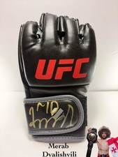 Merab Dvalishvili signed autographed ufc mma glove