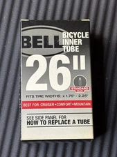 BELL 26” Bicycle Inner Tube - Bike 26 Inch Innertube NEW - NIB