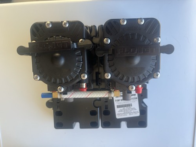 #ad Flojet Double Diaphragm Pump Pneumatic Model G651029BM 70 PSI High Pressure $120.00