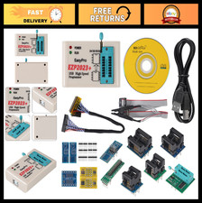 USB SPI Programmer Set with 12 Adapters for 24/25/93/95 EEPROM Flash BIOS