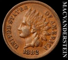 1882 Indian Head Cent - Scarce  Extra Fine  Better Date  No Reserve  #L3625