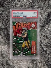 2022 Panini Absolute Kenny Pickett Green Kaboom 1/1 Rookie Psa 9