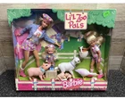 1998 Mattel Li'L Zoo Pals Barbie Kelly and Stacie Dolls Gift Playset Vintage