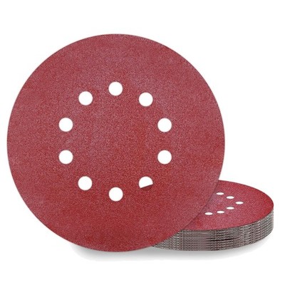 Kongming Schleifpapier 10 Stück 225mm Klett P80 Körnung Trockenbauschleifer