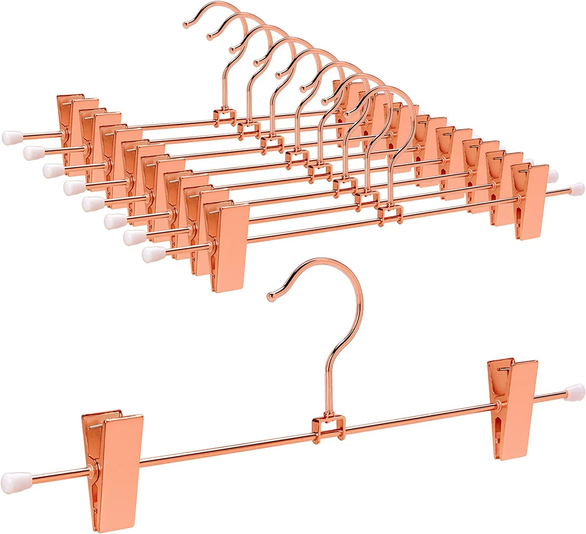 Gold top skirt hangers