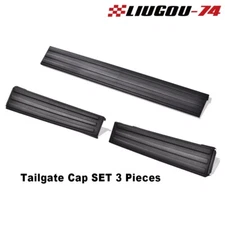 Flexible Flex Step Tailgate Molding Trim Fit For 2009-2014 Ford F-150 Black Set