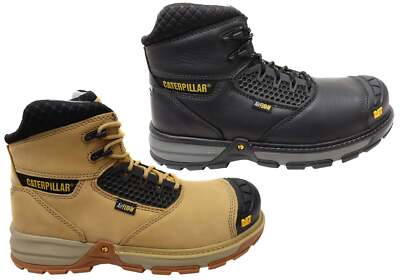 #ad #ad Mens Caterpillar Excavator Superlite Cool Carbon Composite Toe Boots ModeShoes AU $159.95