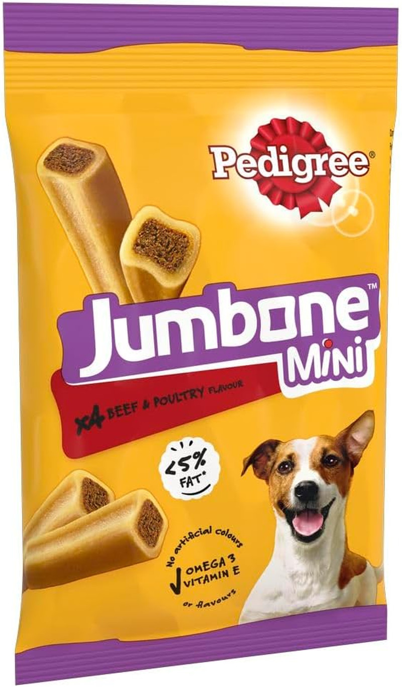 Pedigree Jumbone Mini - Dog Treats - for Small Dogs - with Beef and Poultry - 32