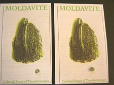 Moldavite rare mineral Moldau River Valley Czechoslovakia 1  piece per winner