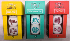 Rory's Story Cubes MEDIC INTERGALACTIC SCORE DICE Storytelling Family Dice Game