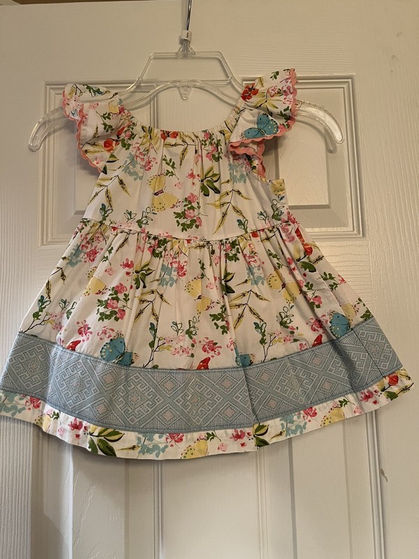Matilda Jane (Its A Wonderful Parade) All A Flutter Peasant Top - Size 2