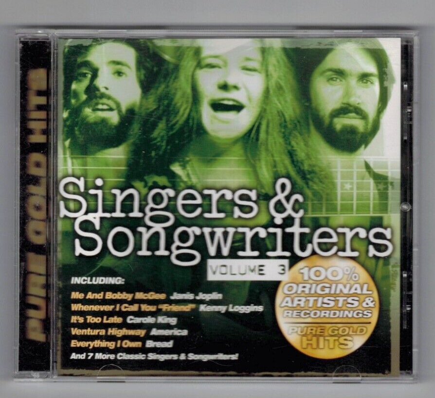 SINGERS & SONGWRITERS VOL. 3 CD PURE GOLD HITS VARIOUS ARTISTS eBay