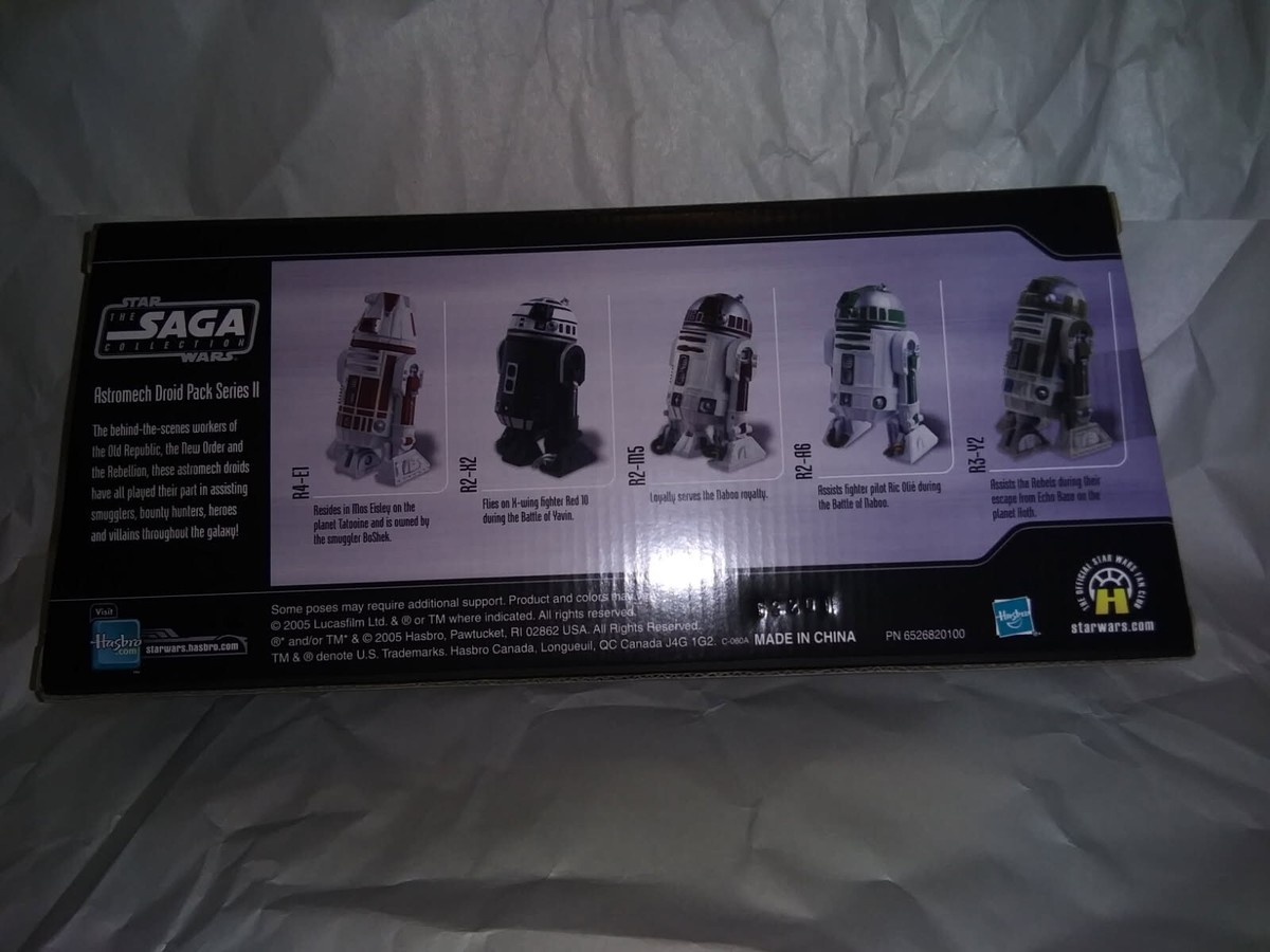 STAR WARS SAGA COLLECTION ASTROMECH DROID PACK SERIES 2, EE