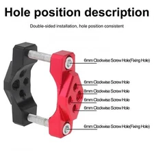 1 piece 17-42 mm Handlebar Fork CNC Multifunction Mounting Holder Clamp US
