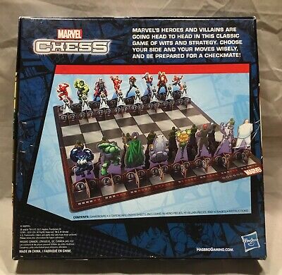 None Marvel Heroes Chess Set