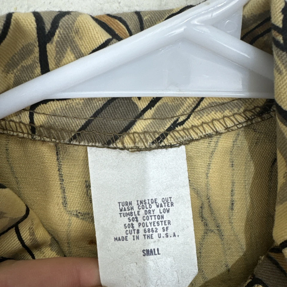 Vintage NWT Cornfield Camouflage Hunting Jumpsuit Coveralls Small New Rare Camo - Image 3 of 4