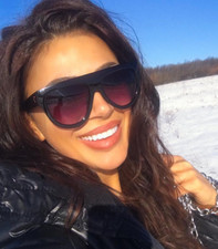 AVIATOR Retro "Shadow" Flat Top Teardrop BURGUNDY Sunglasses ShadZ GAFAS