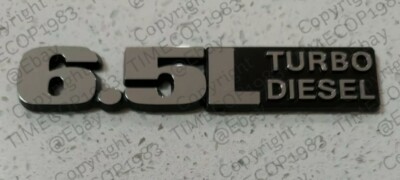 HUMMER H1 Chrome Emblem Badge Decal for Hummer H1 or Humvee 6012582