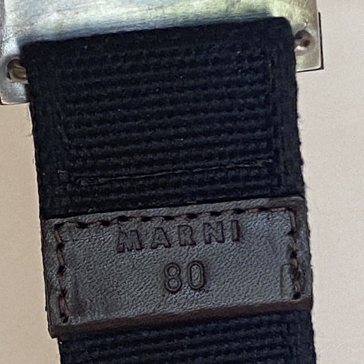 MARNI Black Crystal Embellishment Belt SZ S/80 | eBay