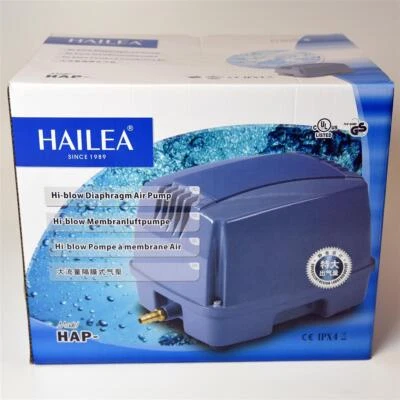 HAILEA HAP 120 Teichbelüftung Sauerstoffpumpe Koi Teich Belüfter Blow Luft Pumpe