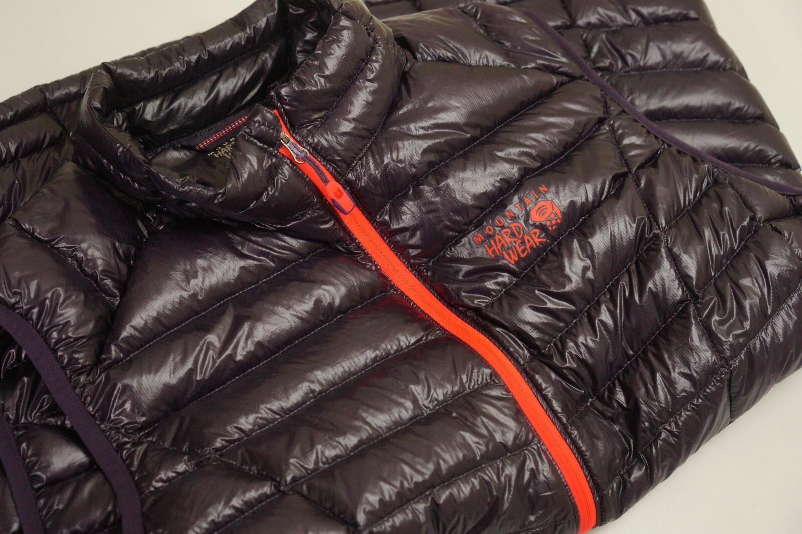 Women Mountain Hardwear Q Shield Vest Bodywarmer Full Zip Purple Size