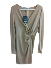 Koandaily Women's Dress Mid Length Wrap Dress Size L