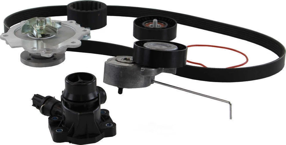 Kit de instalação da bomba de água do motor compatível com 2010-2016 Volvo XC60 S60 S80, XC70 CRP/R - Imagem 4 de 4