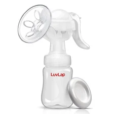 LuvLap Manual Breast Pump, 3 Level Suction Adjustment