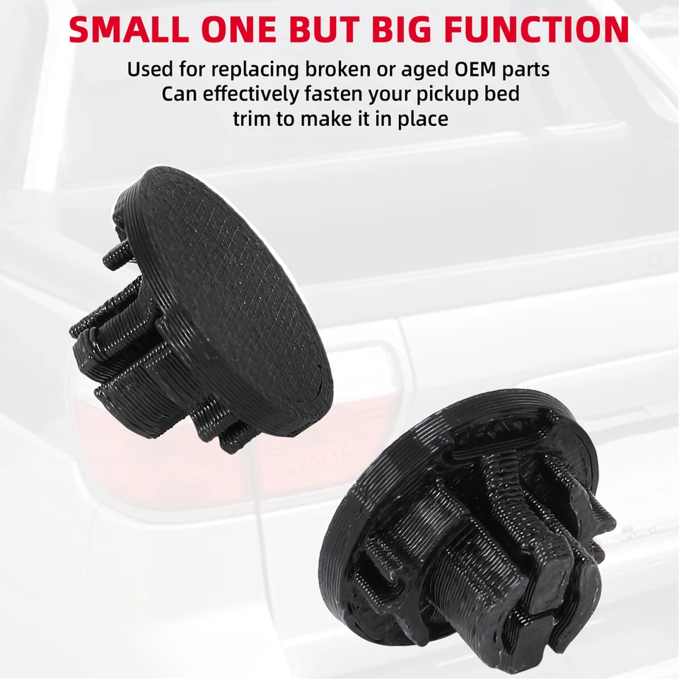 Kit de montaje de tapas de sujeción clips de ajuste de cama para camioneta Subaru Baja Turbo 2003-06 10X Foto 4 de 4