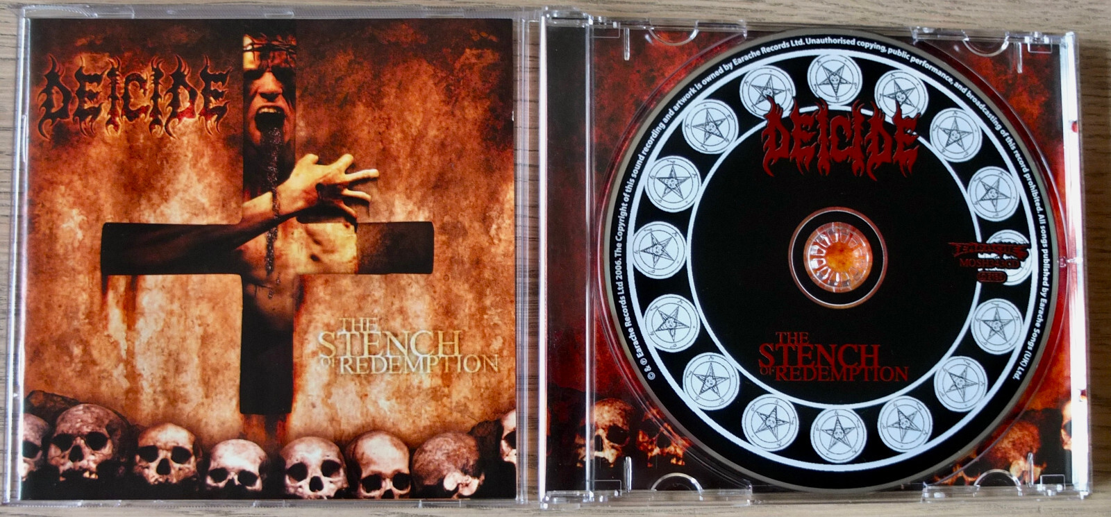 DEICIDE THE STENCH OF REDEMPTION CD ALBUM EARACHE (2006) DEATH METAL EU