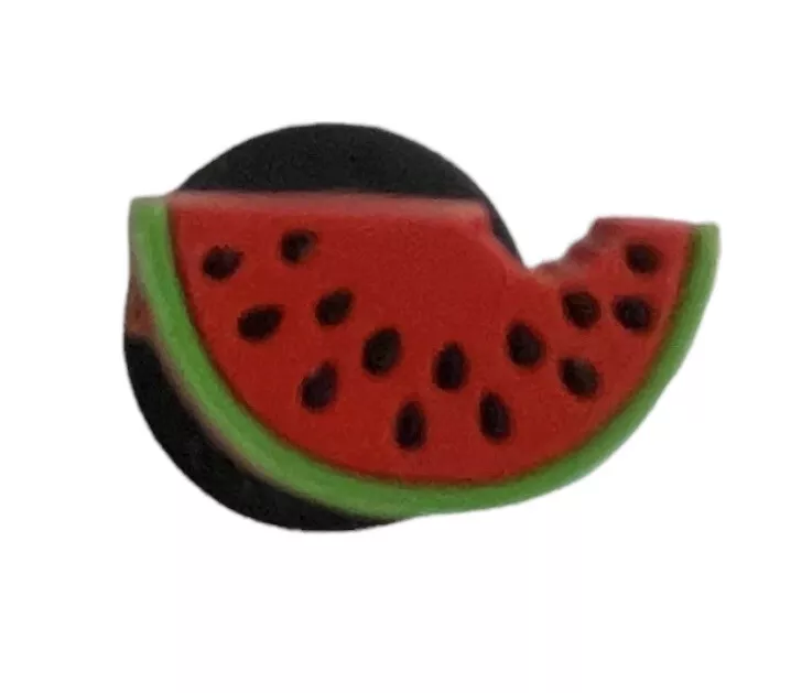 Vintage CROCS Jibbitz Authentic 2006-2007 WATERMELON SLICE Shoe Charm RARE!