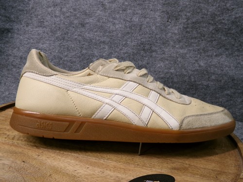 Asics Herren Tiger Gel Vickka H8A4L Hellbraun Gummi Leder Schuhe Niedrig Größe 11,5 US