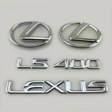 for Toyota Harrier Lexus LS400 English Badge Front and Rear Trunk Body Sticker