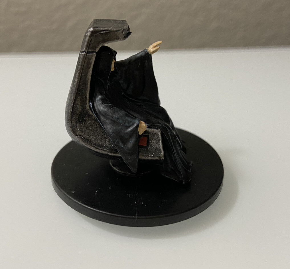 Emperor Palpatine on Throne - WOTC Star Wars Miniatures - 13/40 VR