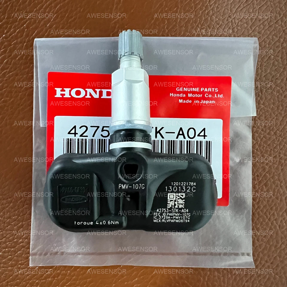 4X TPMS Genuine 42753STKA04 PMV-107G OEM For Acura Honda TIRE PRESSURE SENSOR - Image 3 of 4