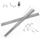 40Cm 2.0mm Stainless Steel Spring Wire Fishing Accessories 25Pcs