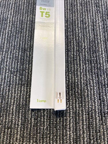 Feit Elektro 8 Watt T5 12 Zoll L kaltweiße Leuchtstofflampe linear 1 Stück - Bild 3 von 9