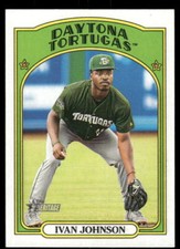 2021 Topps Heritage Minor League #127 Ivan Johnson NRMT