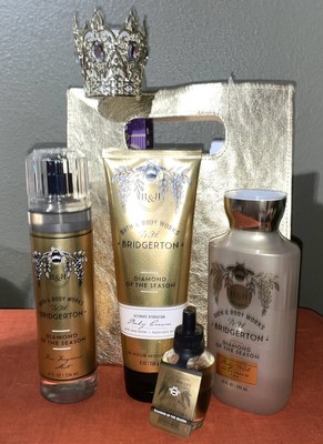 Bath & Body Works BRIDGERTON DIAMOND OF THE SEASON Bundle + Gift Bag