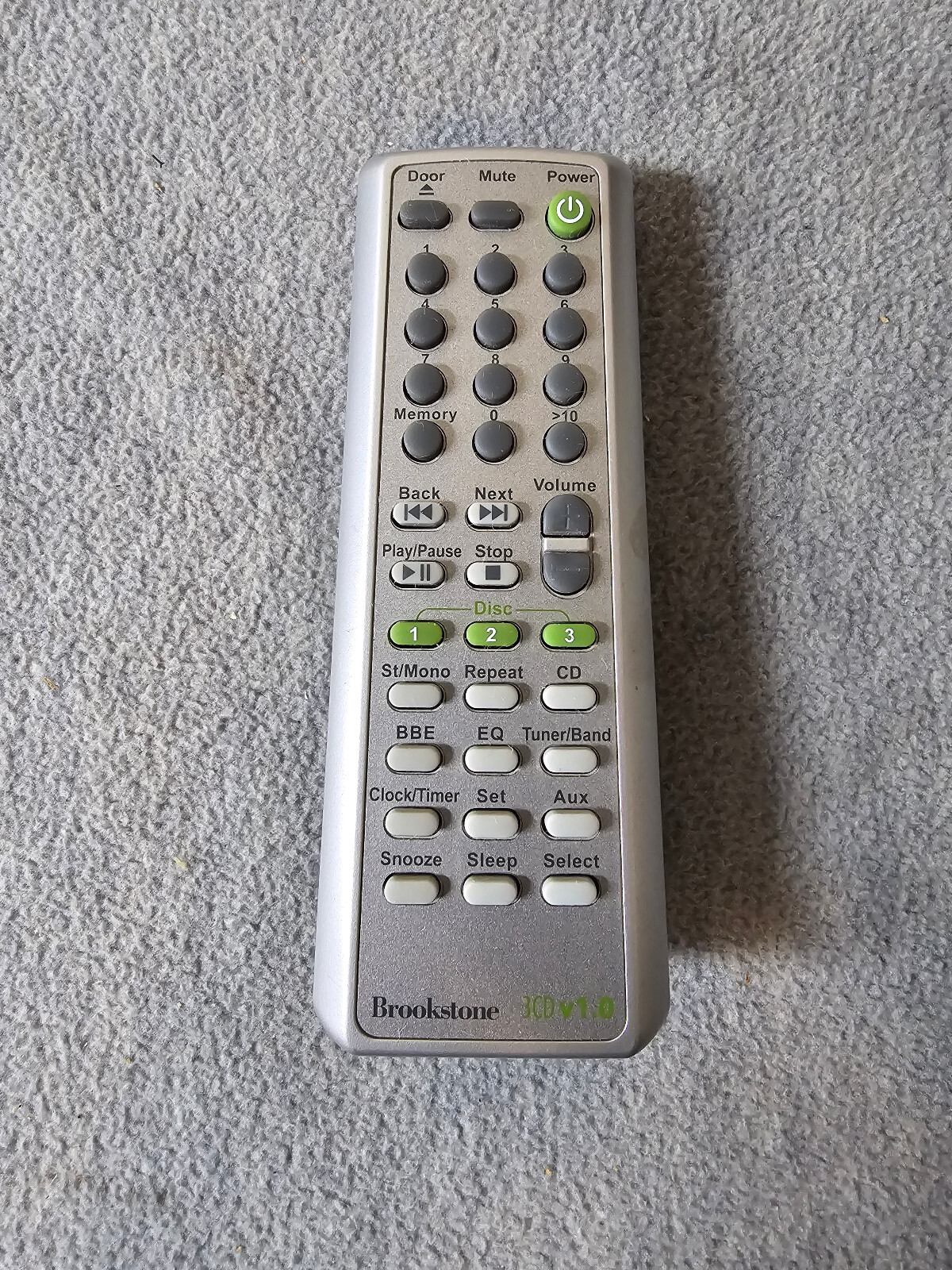 Brookstone 3CD v1.0 Replacement Remote Control eBay