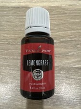 Young Living LEMONGRASS Pure Essential Oil 15 mL / 0.5 oz - New / Sealed 