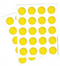 Vintage TENNIS BALL Stickers! 1999 Sports 2 Sheets Paper Magic Group
