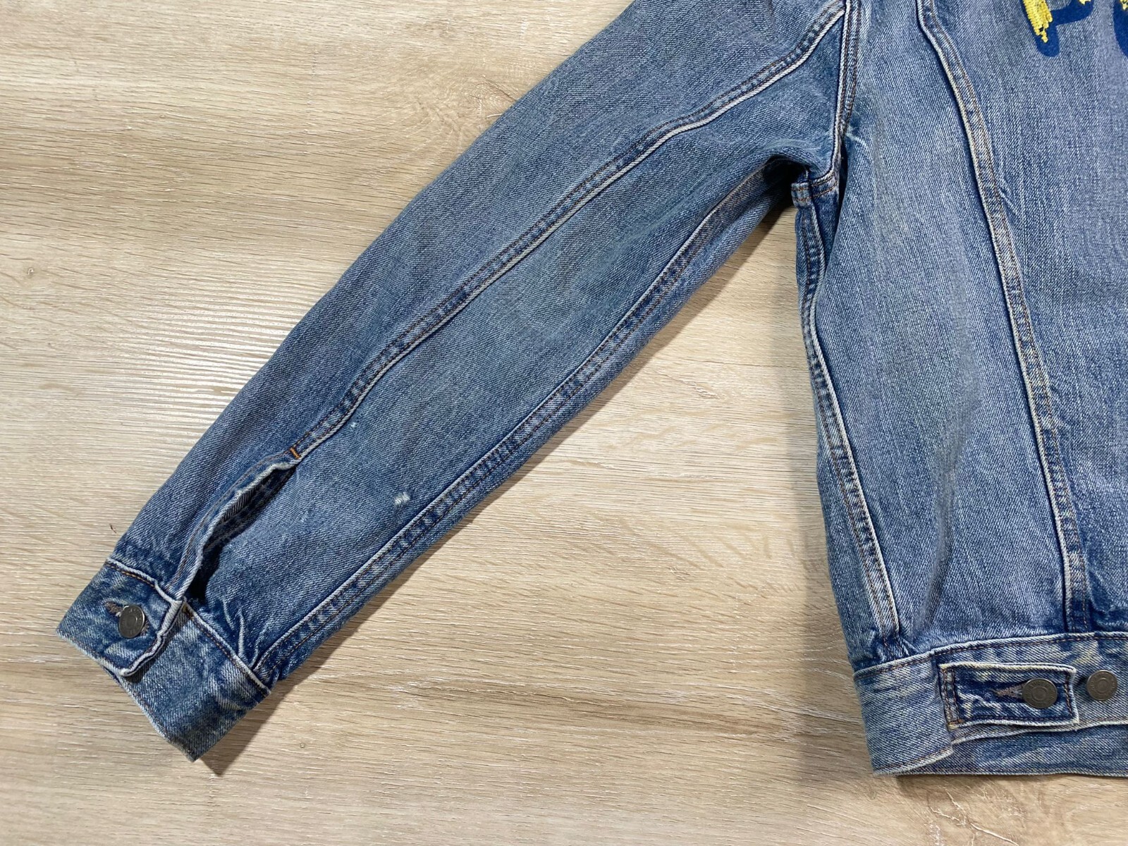 Giacca Polo Ralph Lauren uomo B&T nuova con etichette 2XB Big Pony stampa grafica jeans denim