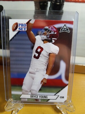 2021 BRYCE YOUNG Leaf Pro Set Rookie RC #01 Alabama Crimson Tide