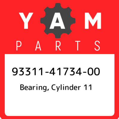 93311-41734-00 Yamaha Bearing, cylinder 11 933114173400, New 